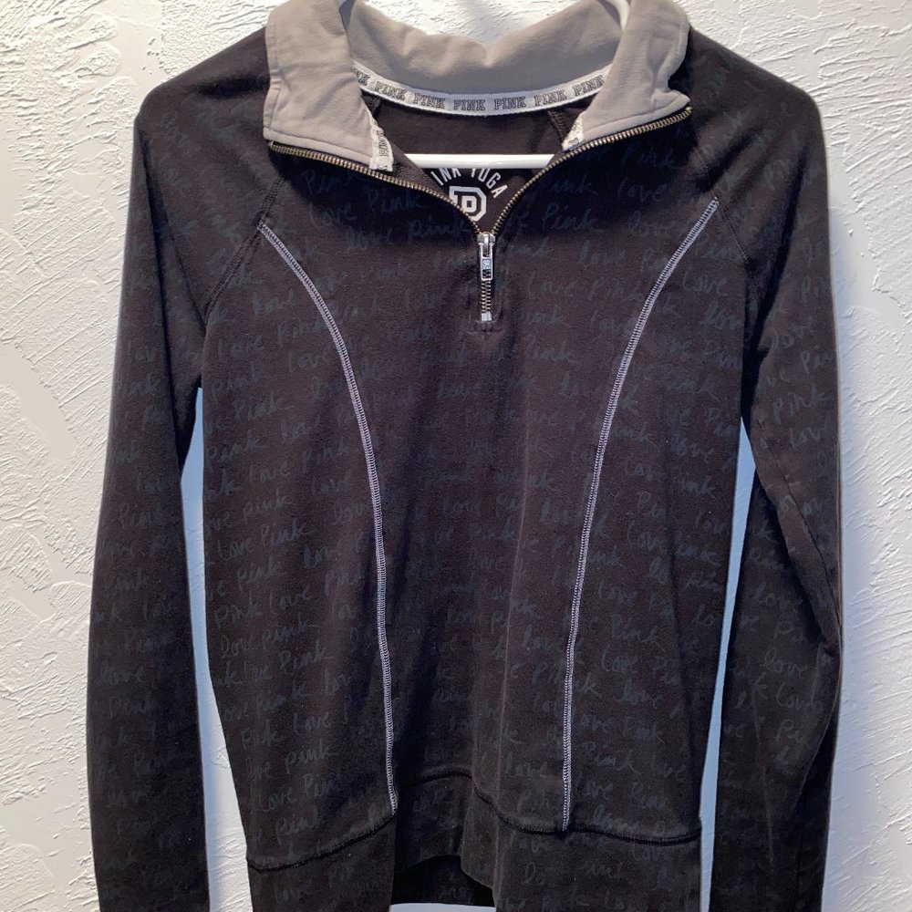 Pink Quarter Zip